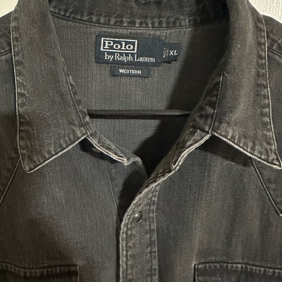Ralph Lauren Black Denim Shirt - Picture 5 of 8